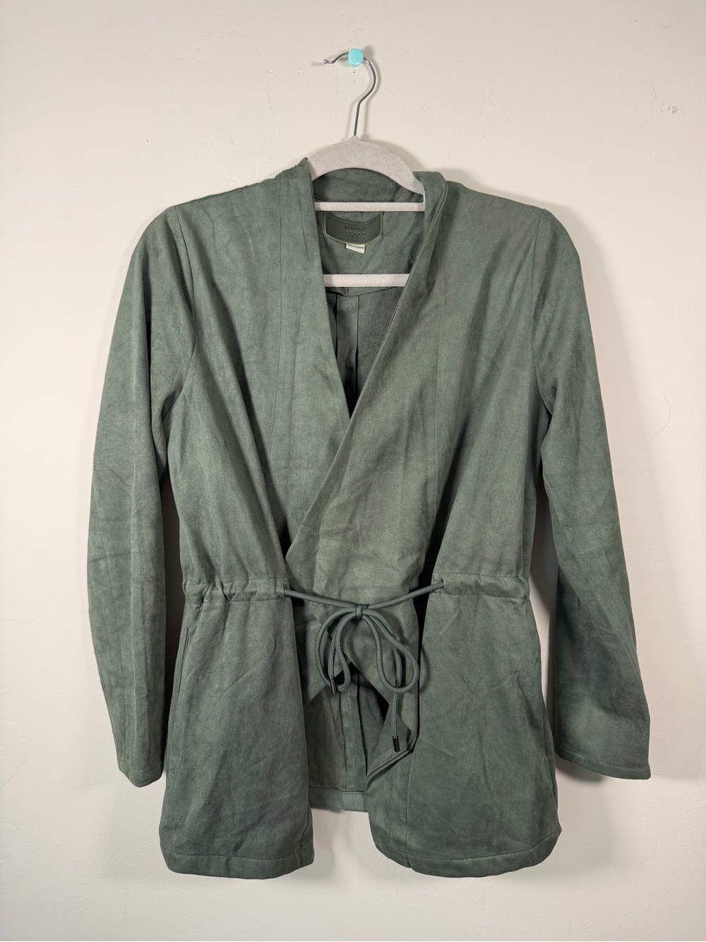 Blank NYC Suede Tie-Front Jacket | Size S